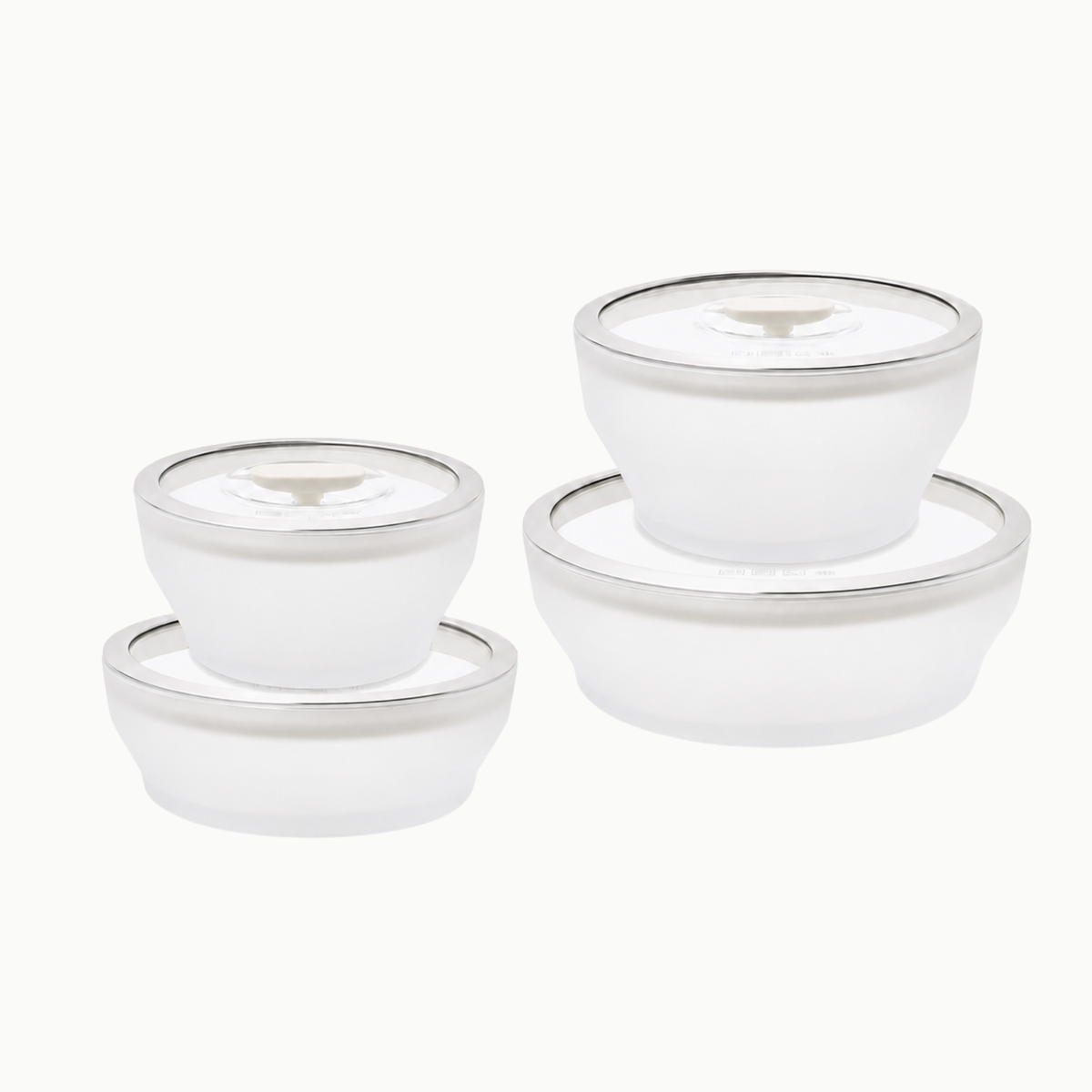 8-Piece Glass Round Dish Set