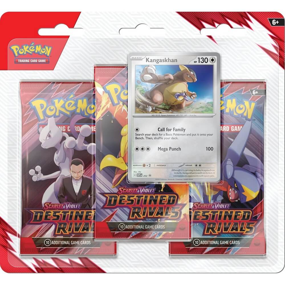 🔥2026 Christmas Gift🎄: Scarlet & Violet - Destined Rivals Three-Booster Pack Blister (Kangaskhan)