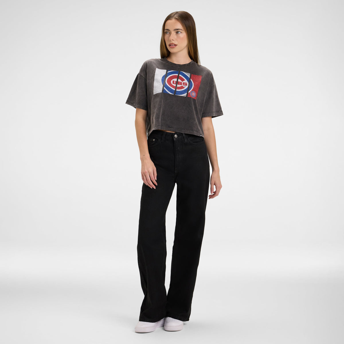 Boston Celtics Sport Night Black Cropped Women's T-Shirt