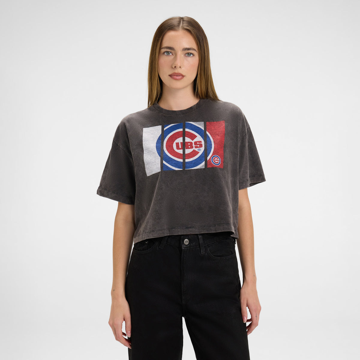 Boston Celtics Sport Night Black Cropped Women's T-Shirt