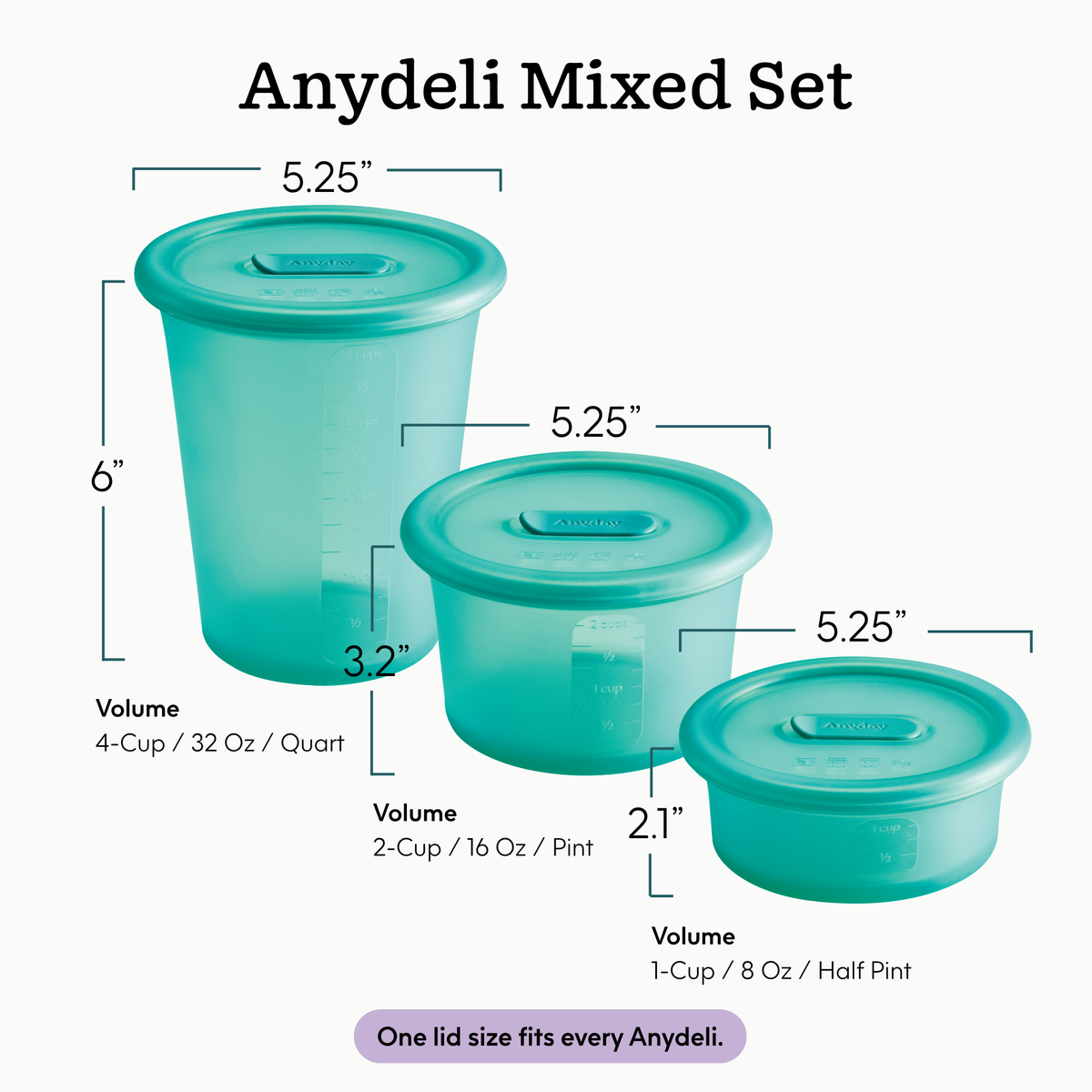 Anydeli Mixed Set. 6-Pack