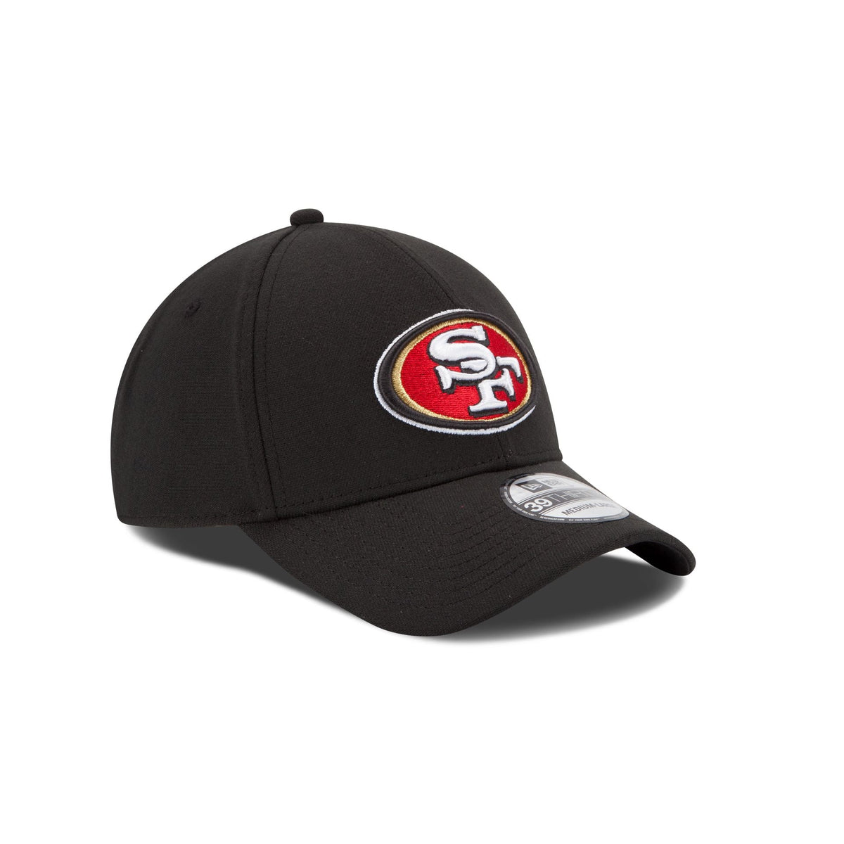 San Francisco 49ers Team Classic Black 39THIRTY Stretch Fit Hat