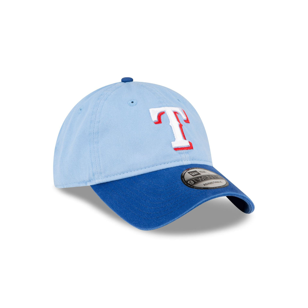 Texas Rangers Core Classic Replica Light Blue 9TWENTY Adjustable Hat
