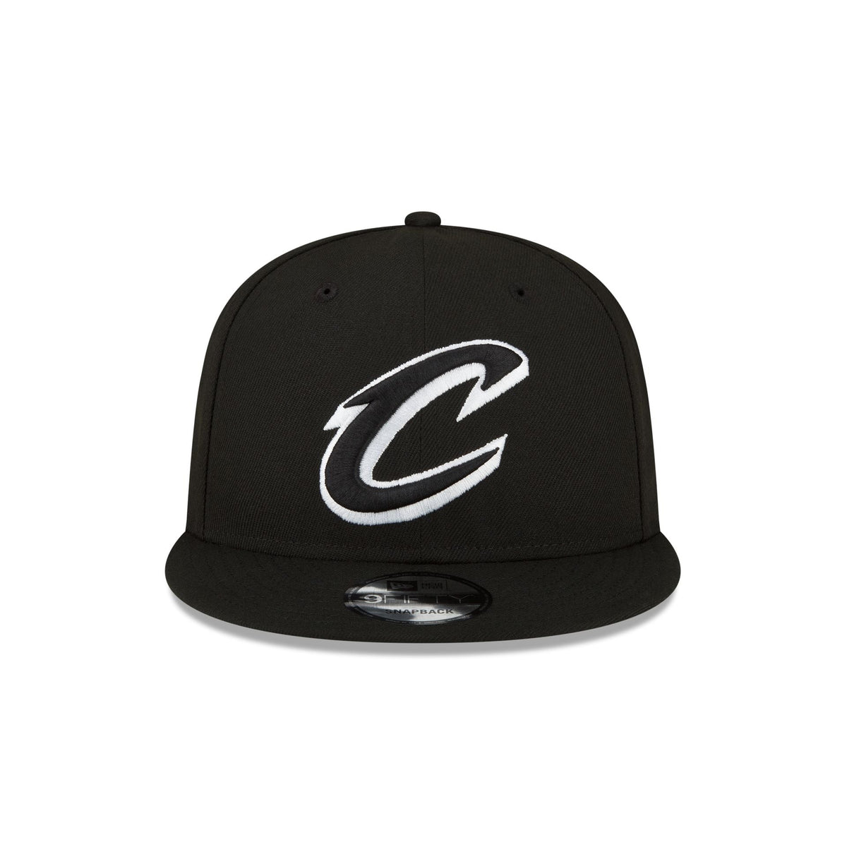 Cleveland Cavaliers Basic Black & White 9FIFTY Snapback Hat