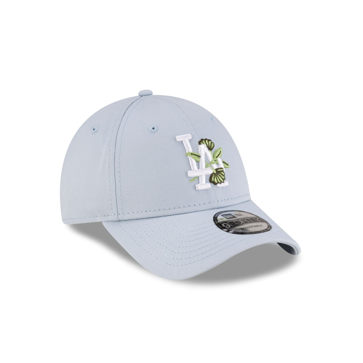 Los Angeles Dodgers Floral Pastel Blue 9FORTY Adjustable Hat