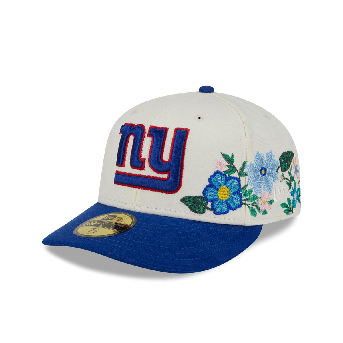 New York Giants Tonal Florals White 59FIFTY Fitted Hat