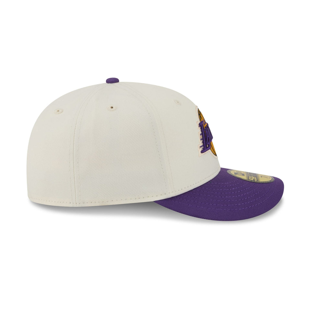 Los Angeles Lakers Tonal Florals White 59FIFTY Fitted Hat
