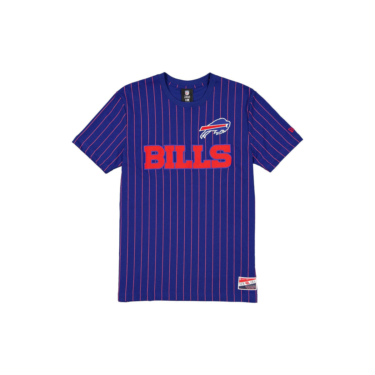 Buffalo Bills Throwback Retro Pinstripe T-Shirt