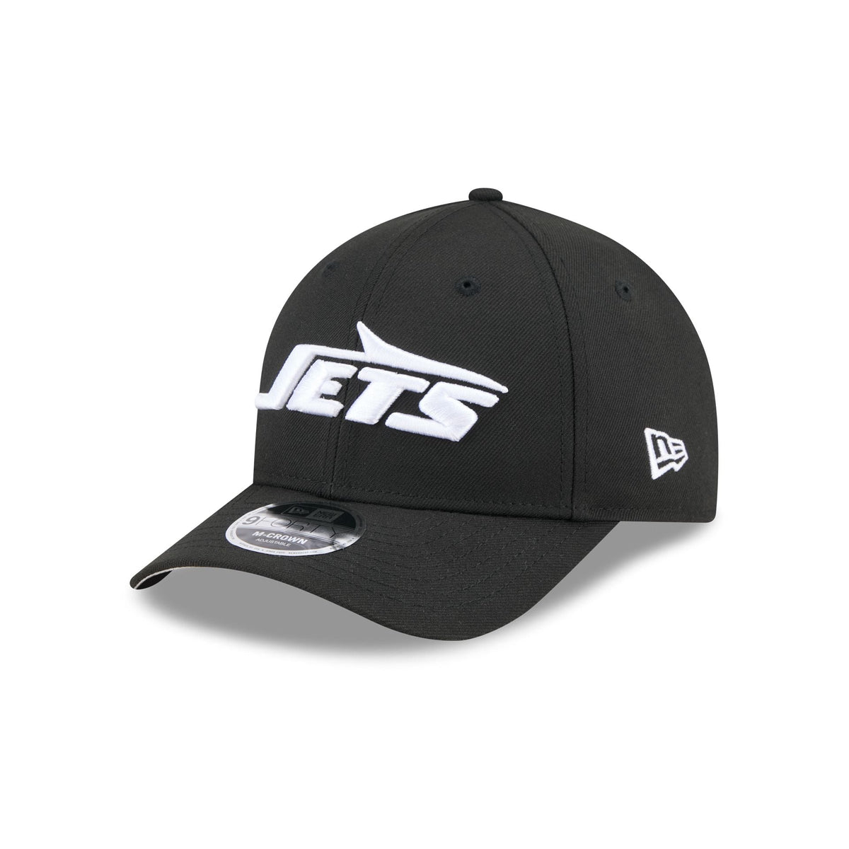 New York Jets Team Black 9FORTY M-Crown Snapback Hat