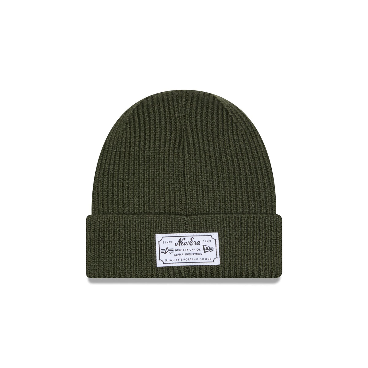 Alpha Industries x Las Vegas Raiders Olive Green Cuff Knit Hat