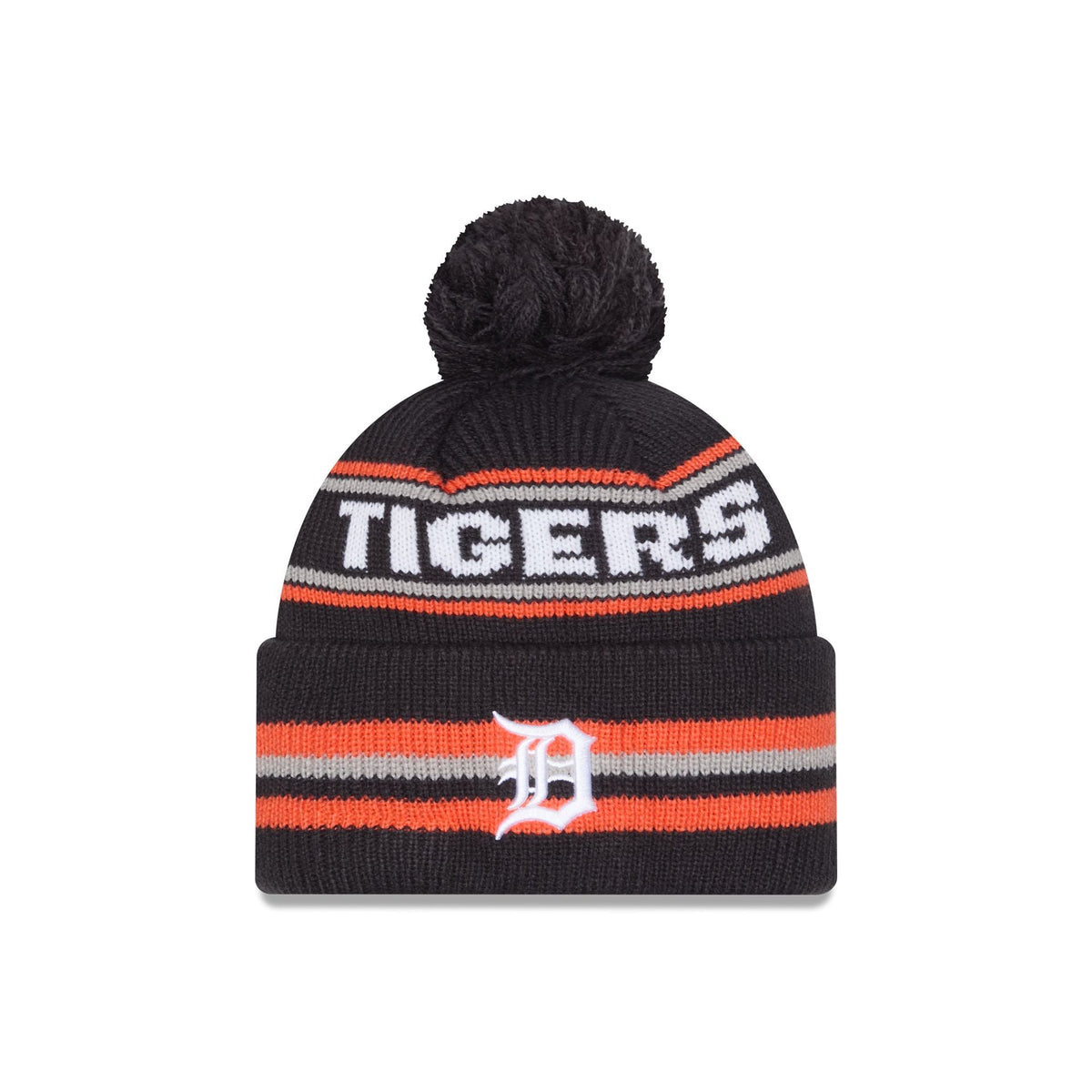 Detroit Tigers Classic Pom Knit Hat