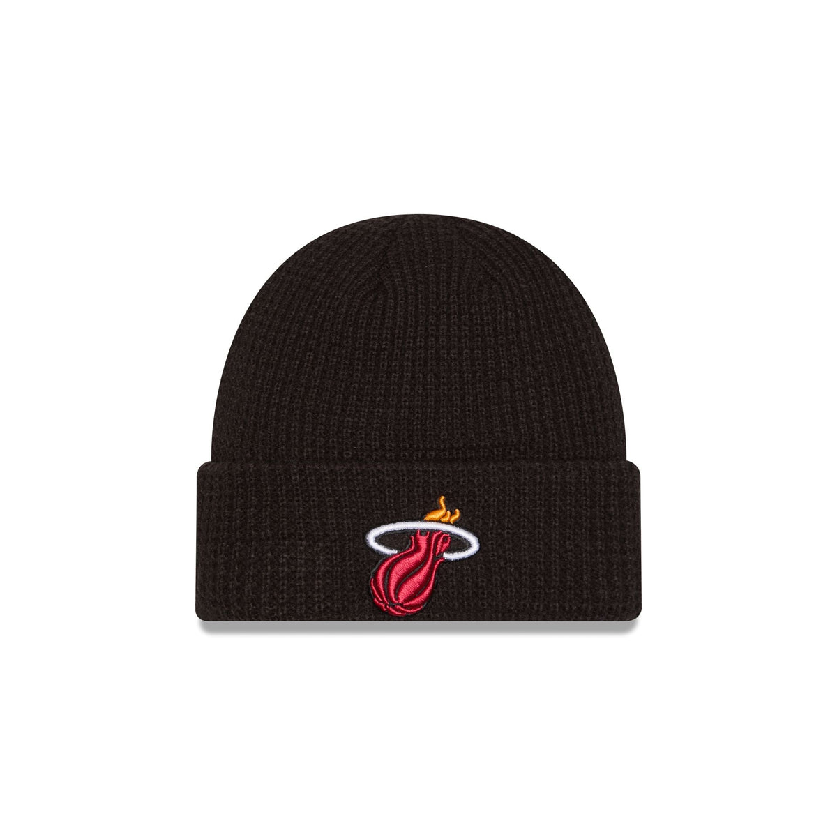 Miami Heat Waffle Stitch Knit Beanie Hat