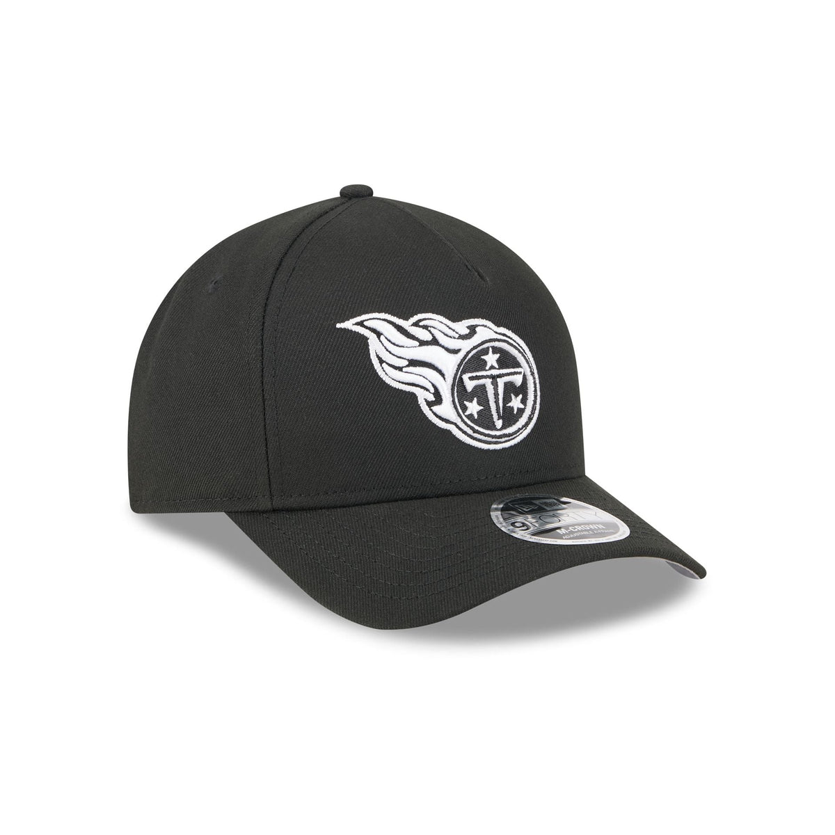 Tennessee Titans Black & White 9FORTY M-Crown A-Frame Snapback Hat