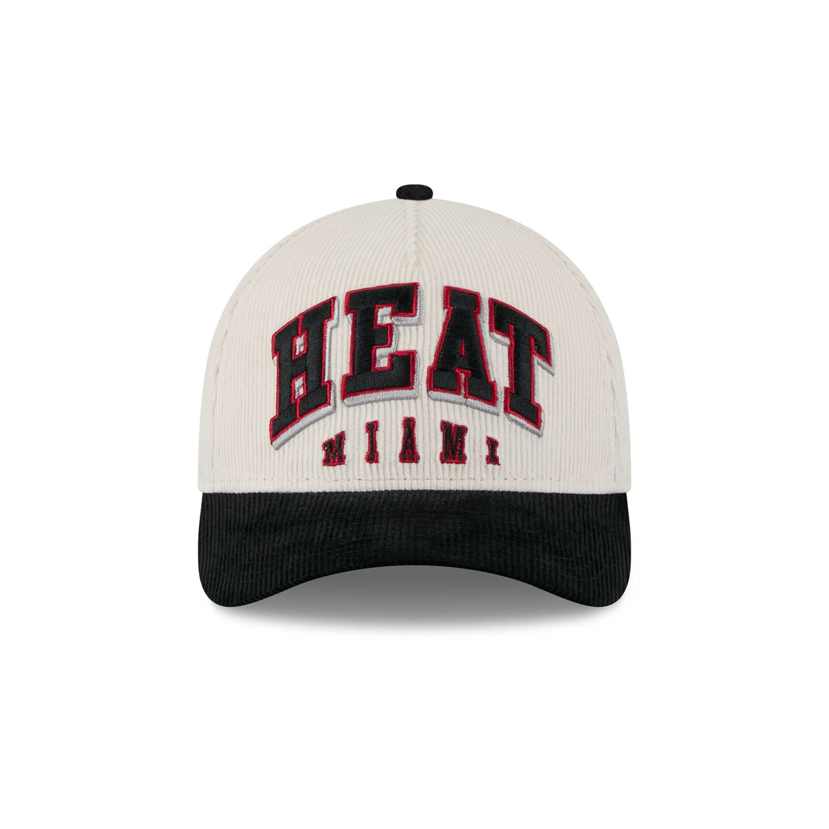 Miami Heat Stacked Corduroy 9FORTY M-Crown A-Frame Snapback Hat