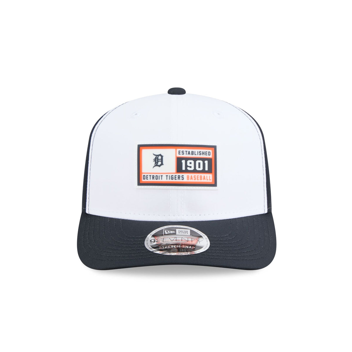 Detroit Tigers Est. Patch 9SEVENTY Stretch-Snap Hat