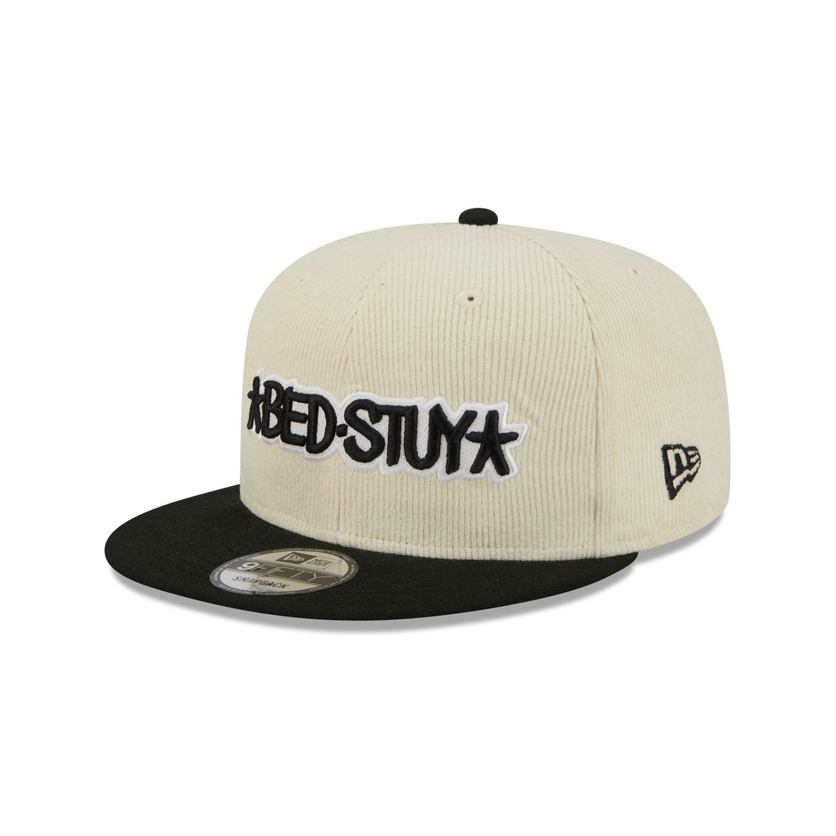 Brooklyn Nets 2025 City Edition Chrome White Corduroy 9FIFTY Snapback Hat