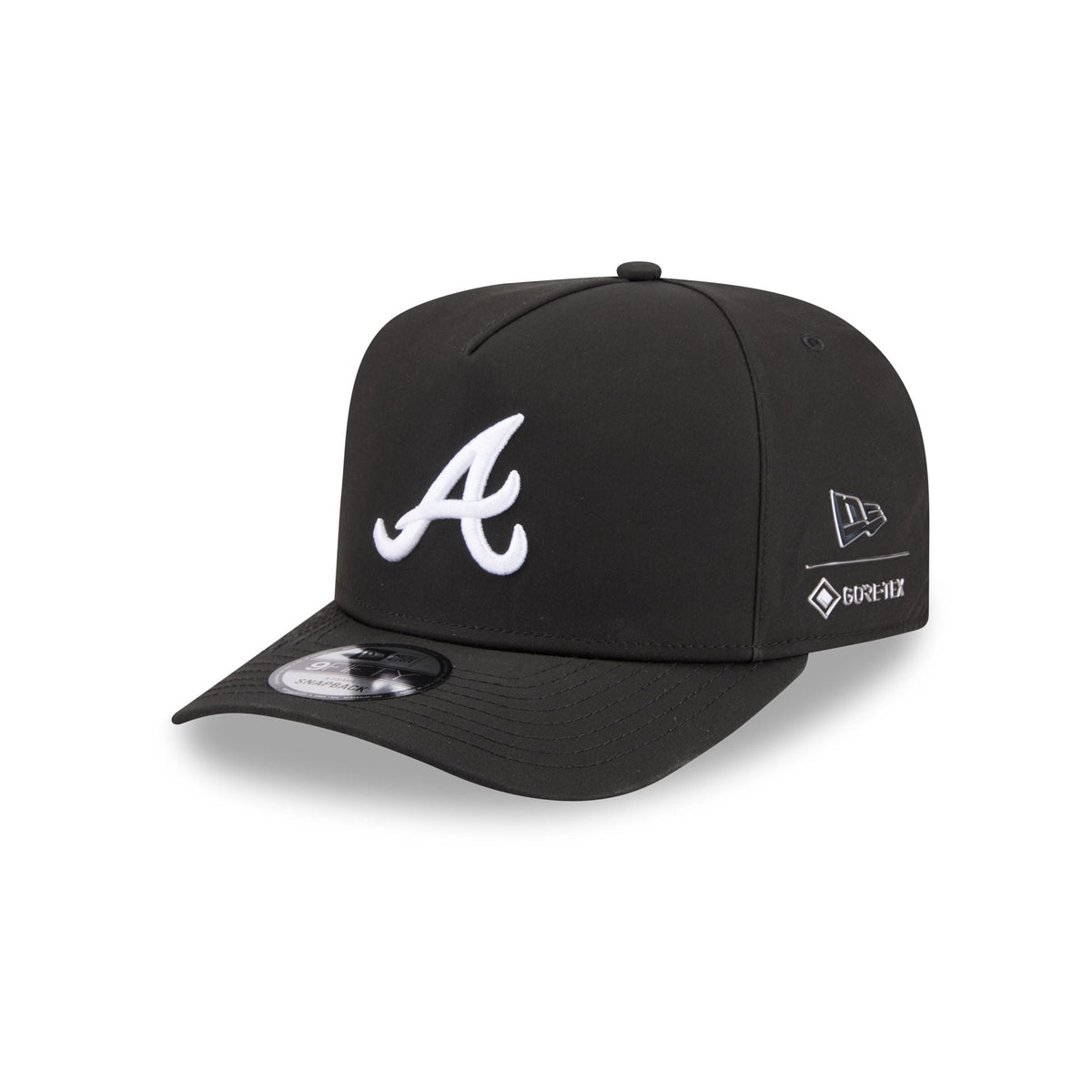 Atlanta Braves GORE-TEX Black 9FIFTY A-Frame Snapback Hat