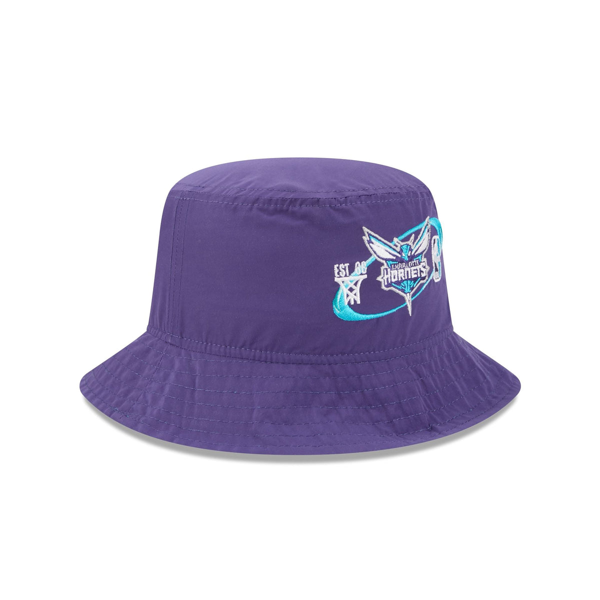 Charlotte Hornets Nylon Logo Bucket Hat