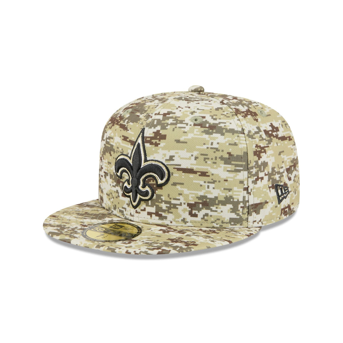 New Orleans Saints 2025 Salute to Service Fan Gear 59FIFTY Fitted Hat