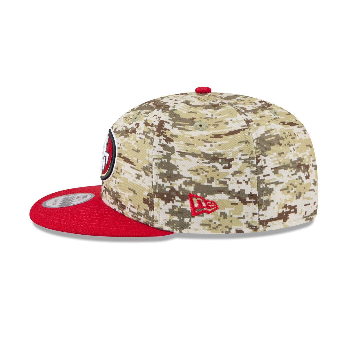 San Francisco 49ers 2025 Salute to Service Fan Gear 9FIFTY Snapback Hat