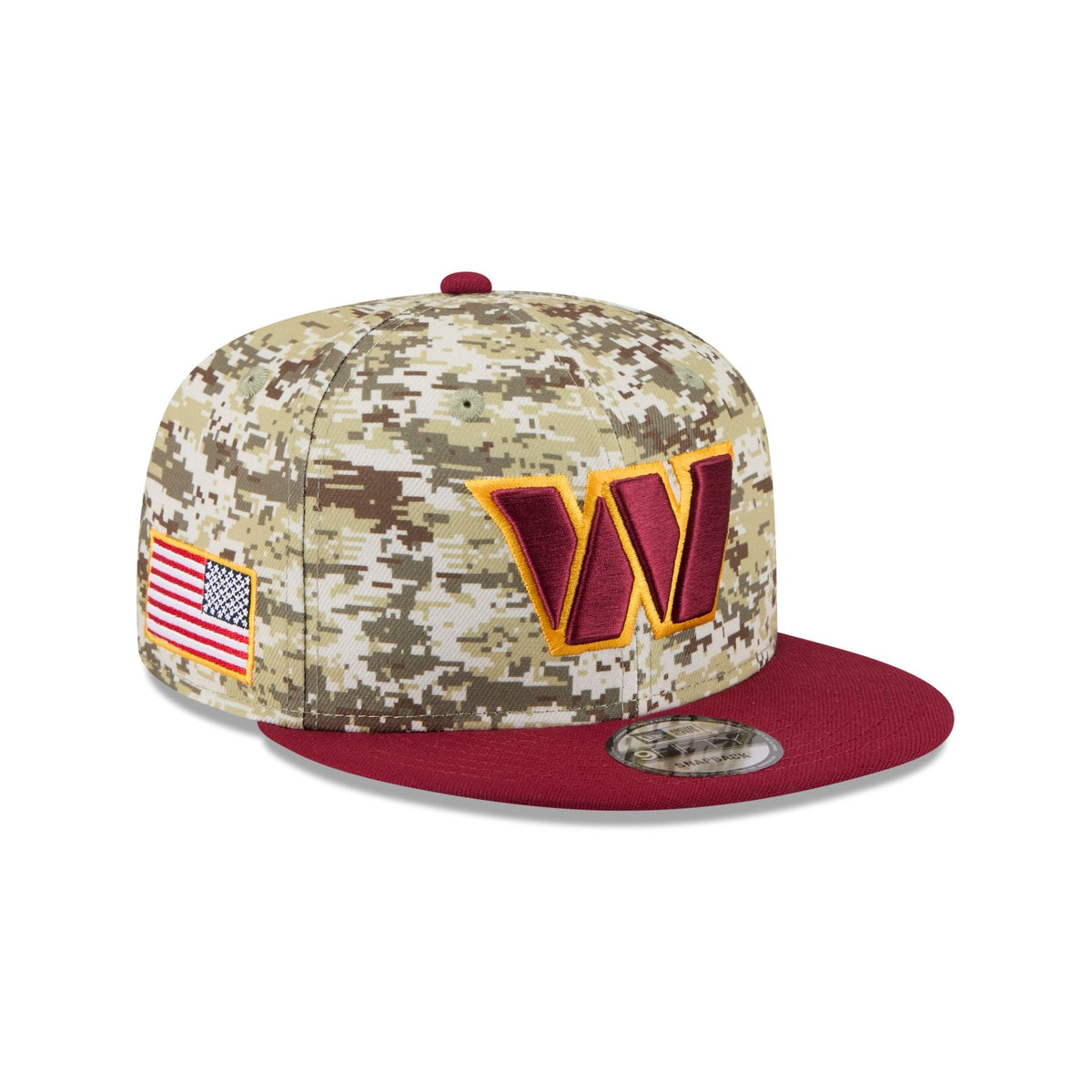 Washington Commanders 2025 Salute to Service Fan Gear 9FIFTY Snapback Hat