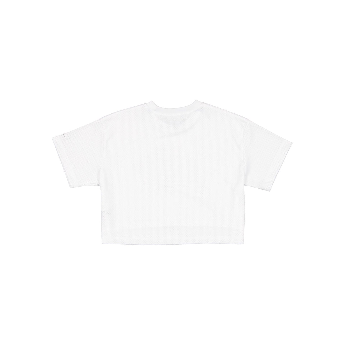 New York Knicks Summer Women's White Cropped Jersey T-Shirt