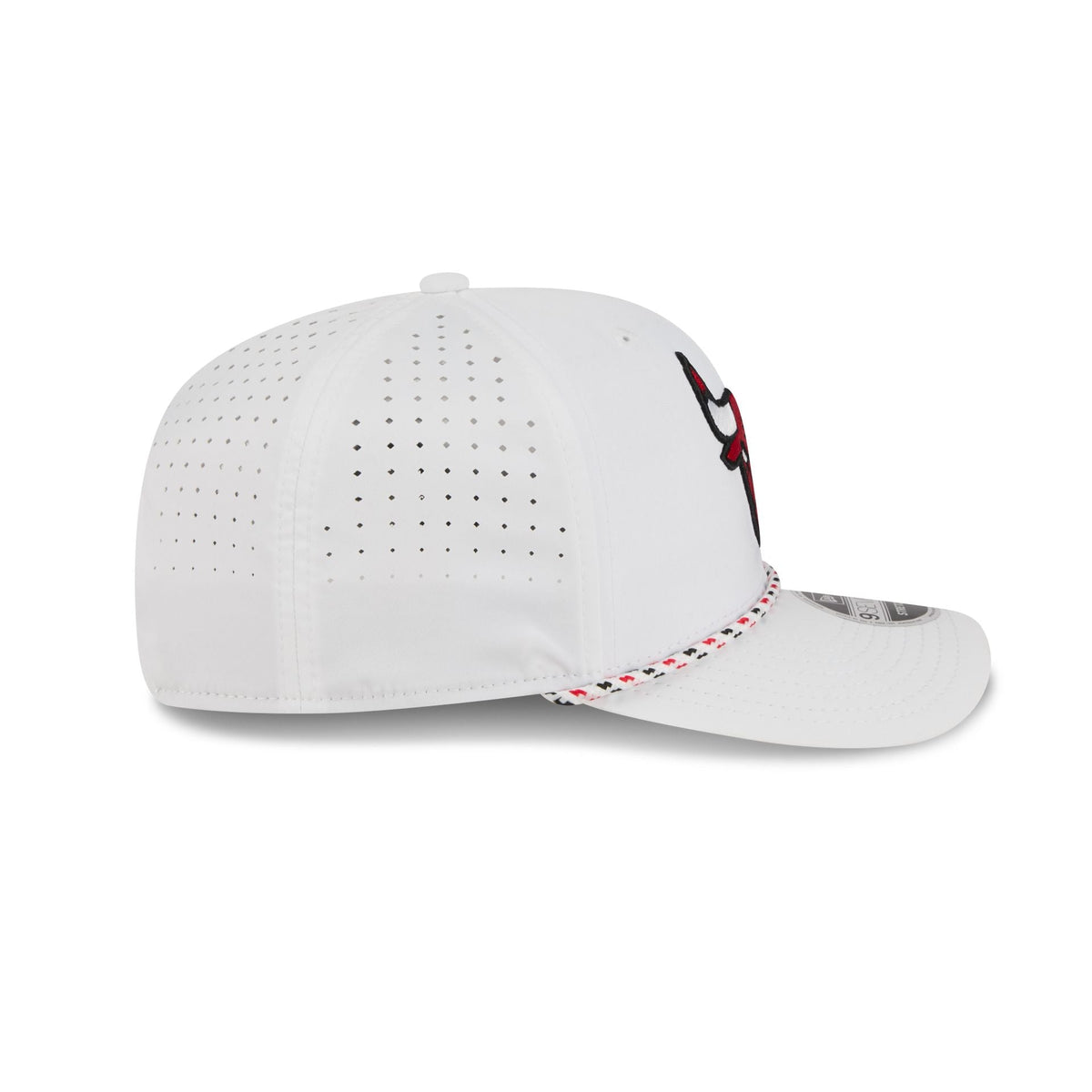 Chicago Bulls Optic White Performance Rope 9SEVENTY Stretch-Snap Hat