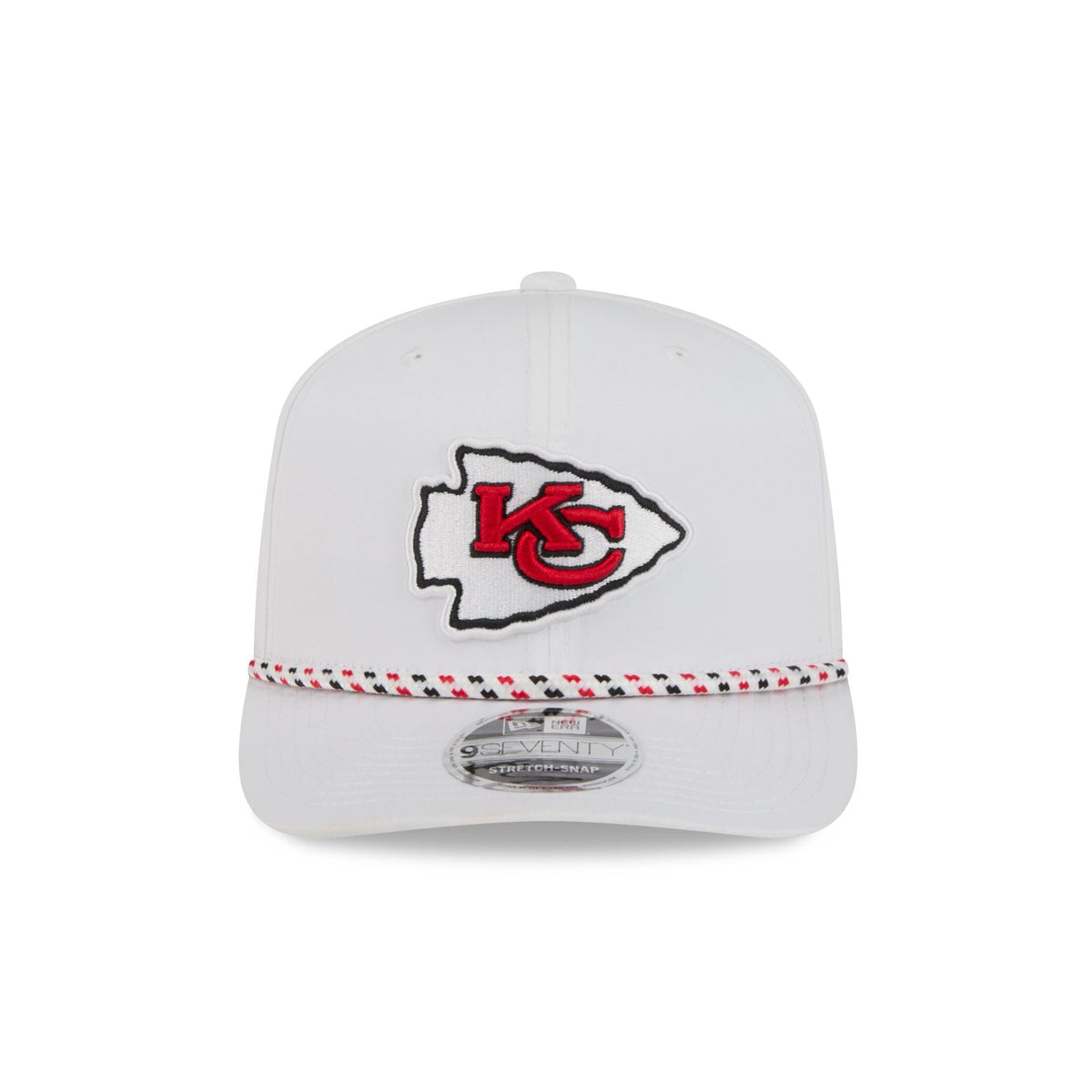 Kansas City Chiefs Optic White Performance Rope 9SEVENTY Stretch-Snap Hat