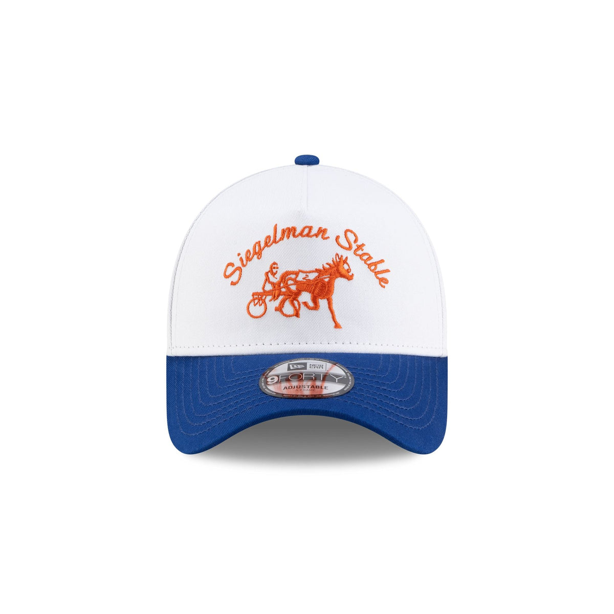 Siegelman Stable x New York Mets Blue Visor 9FORTY A-Frame Snapback Hat