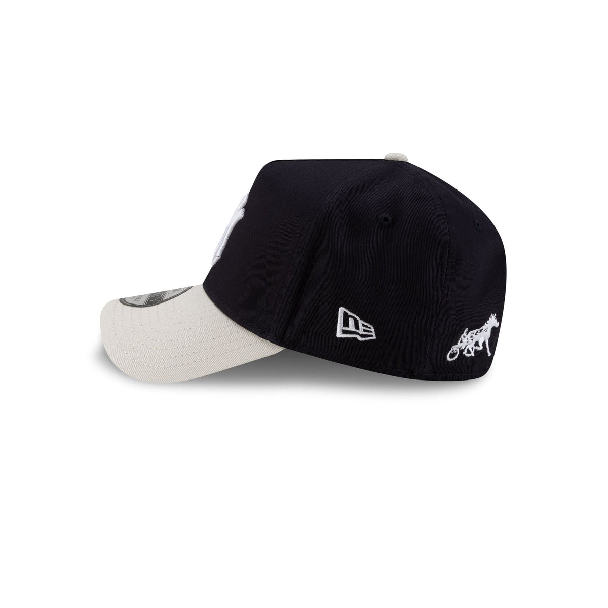 Siegelman Stable x New York Yankees Gray Visor 9FORTY A-Frame Snapback Hat