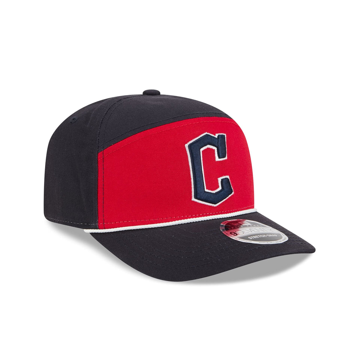 Cleveland Guardians Split Panel 9SEVENTY Stretch-Snap Hat