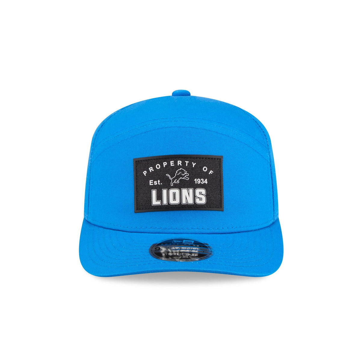 Detroit Lions Property of Patch Split Panel 9SEVENTY Stretch-Snap Hat