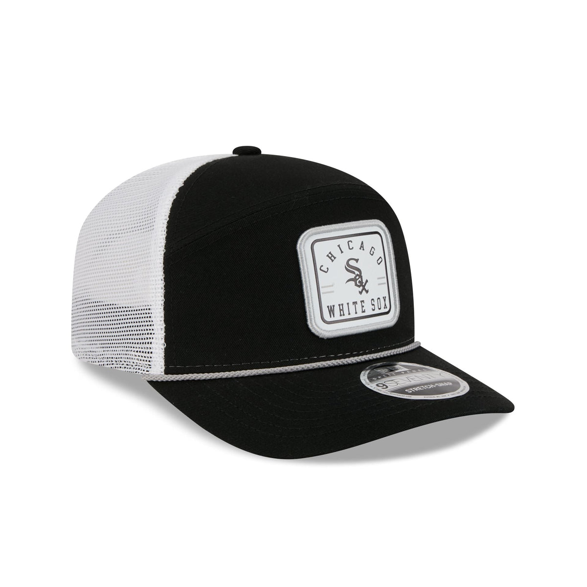 Chicago White Sox Square Patch Split Panel 9SEVENTY Trucker Hat