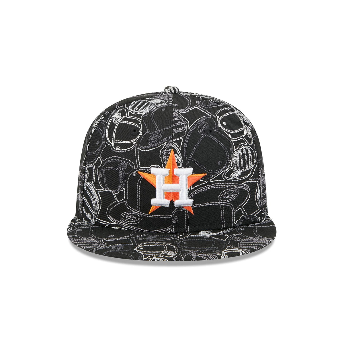 Houston Astros Cap Scramble 59FIFTY Fitted Hat