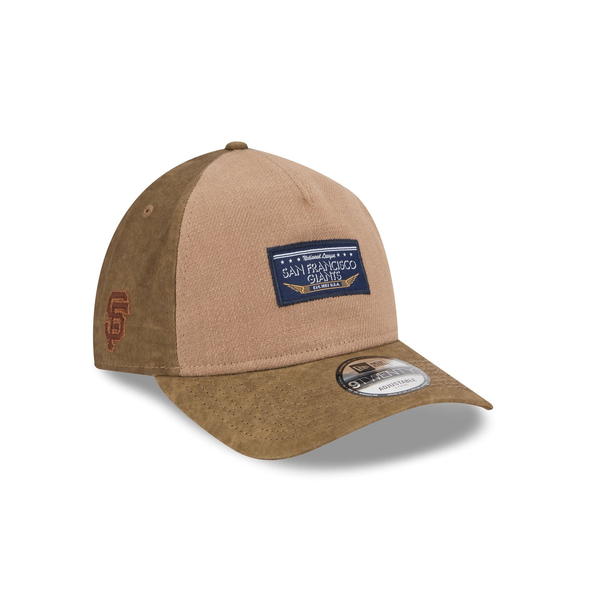 San Francisco Giants Utility Linen 9TWENTY A-Frame Adjustable Hat