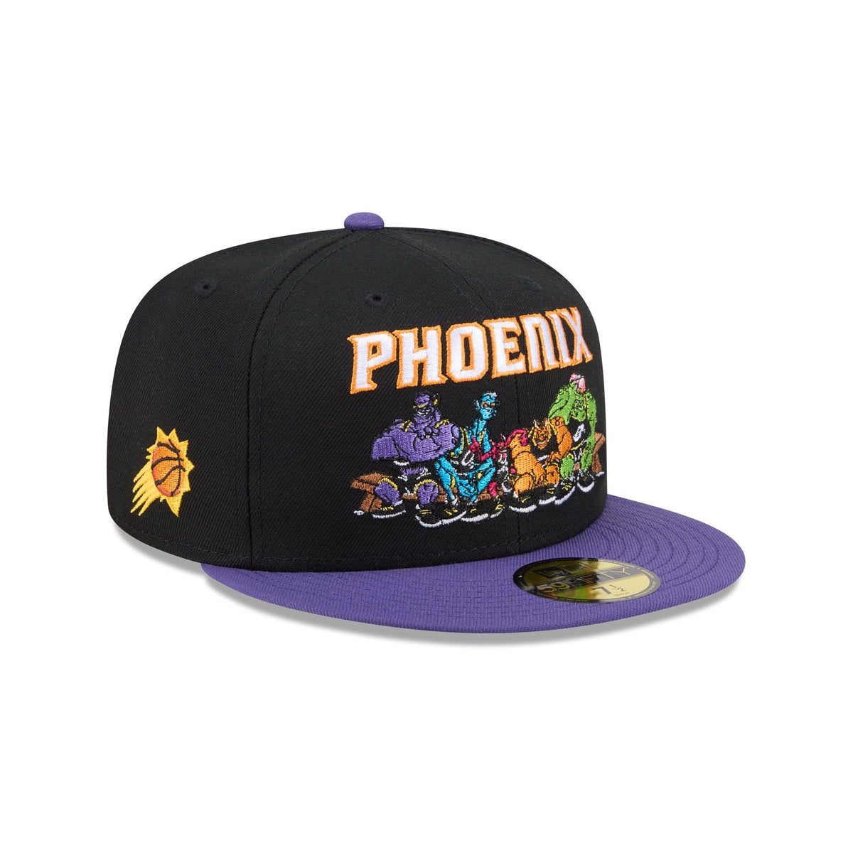 Space Jam x Phoenix Suns Monstars Black 59FIFTY Fitted Hat