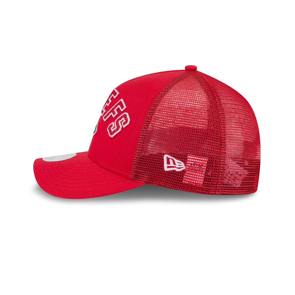 Kansas City Chiefs Sequin Wordmark Women's 9FORTY M-Crown A-Frame Trucker Hat