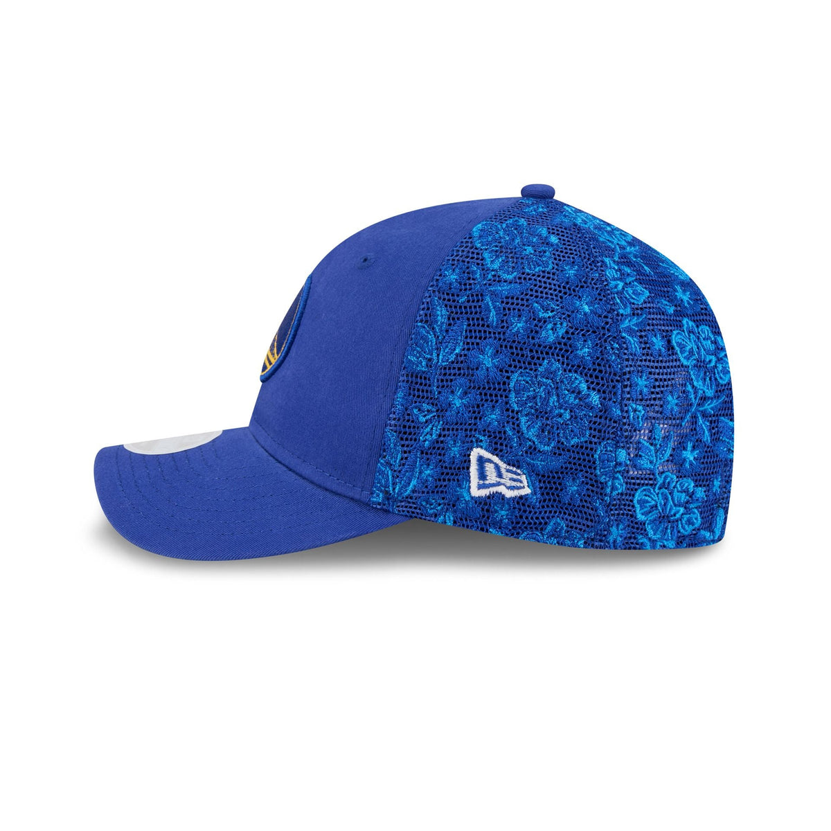 Golden State Warriors Floral Mesh Women's 9FORTY M-Crown Trucker Hat