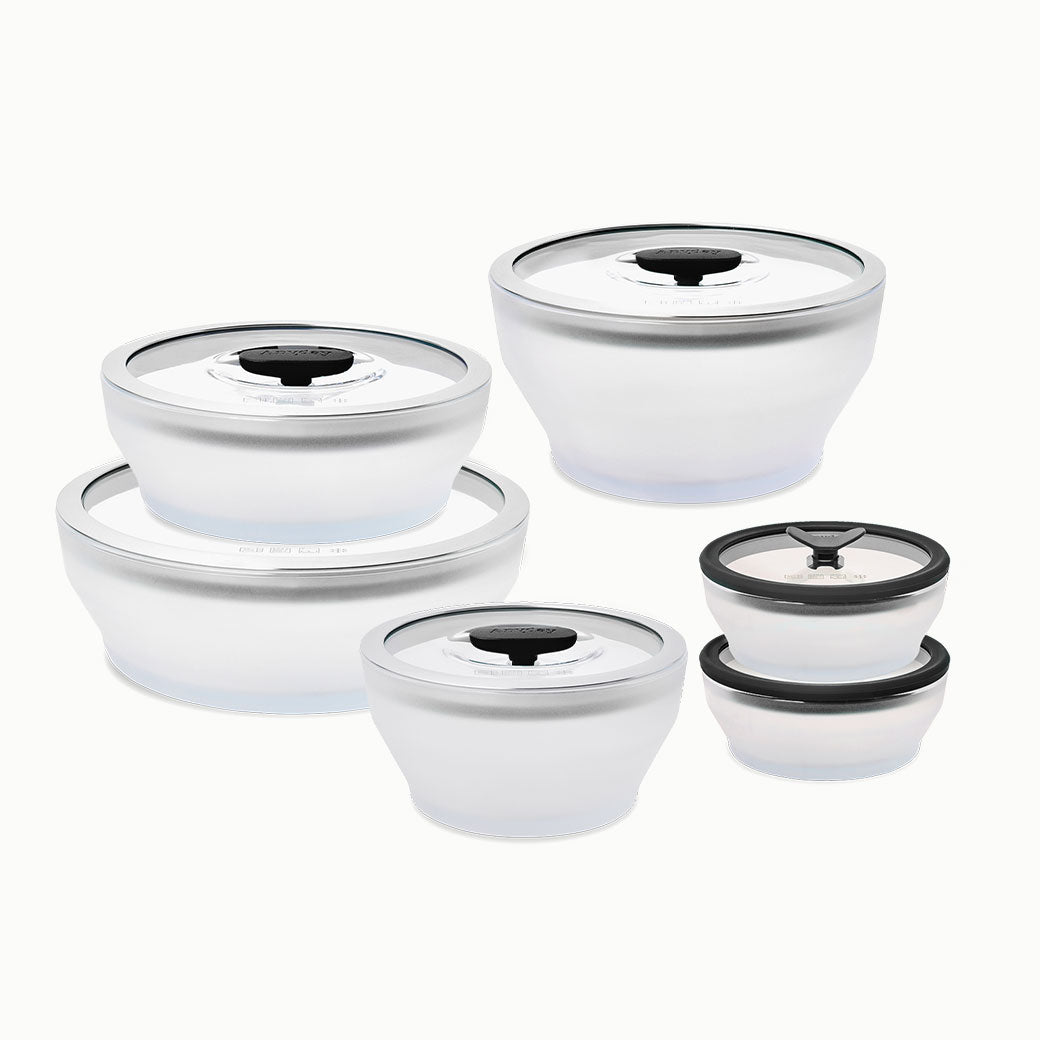12-Piece Glass Round Dish Set