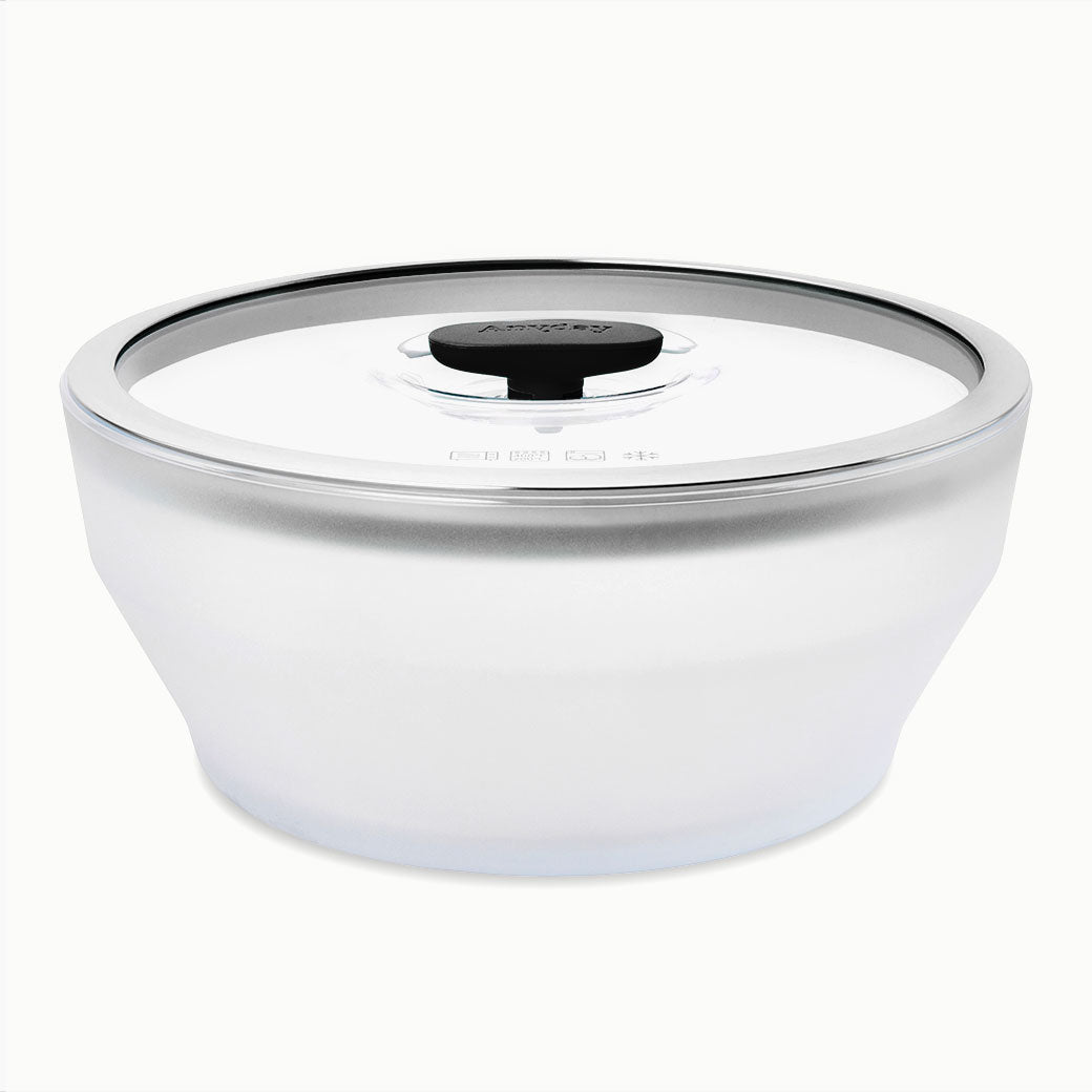12-Cup Glass Round Deep Dish