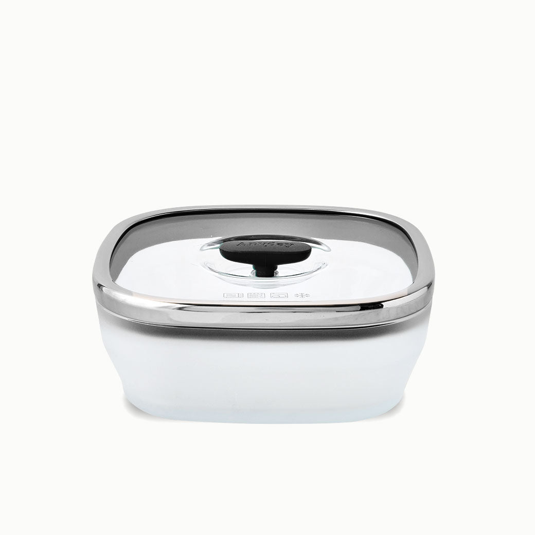 5.5-Cup Glass Square Shallow Dish