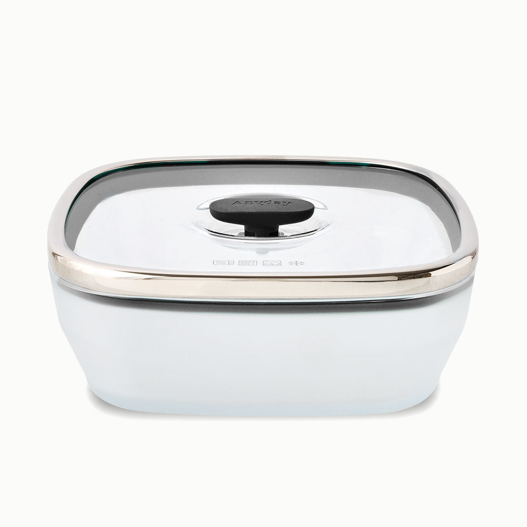10-Cup Glass Square Shallow Dish