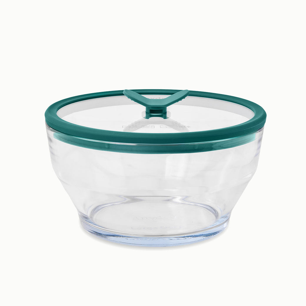 8-Cup Glass Round Deep Dish
