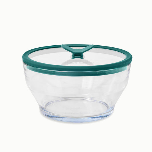 8-Cup Glass Round Deep Dish