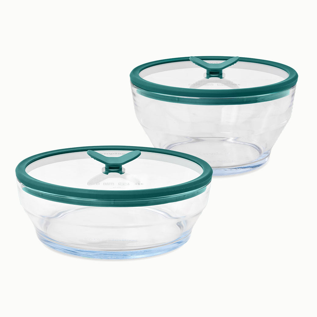 4-Piece Glass Round Dish Set