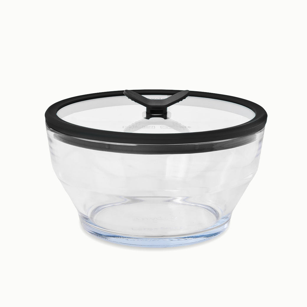 8-Cup Glass Round Deep Dish