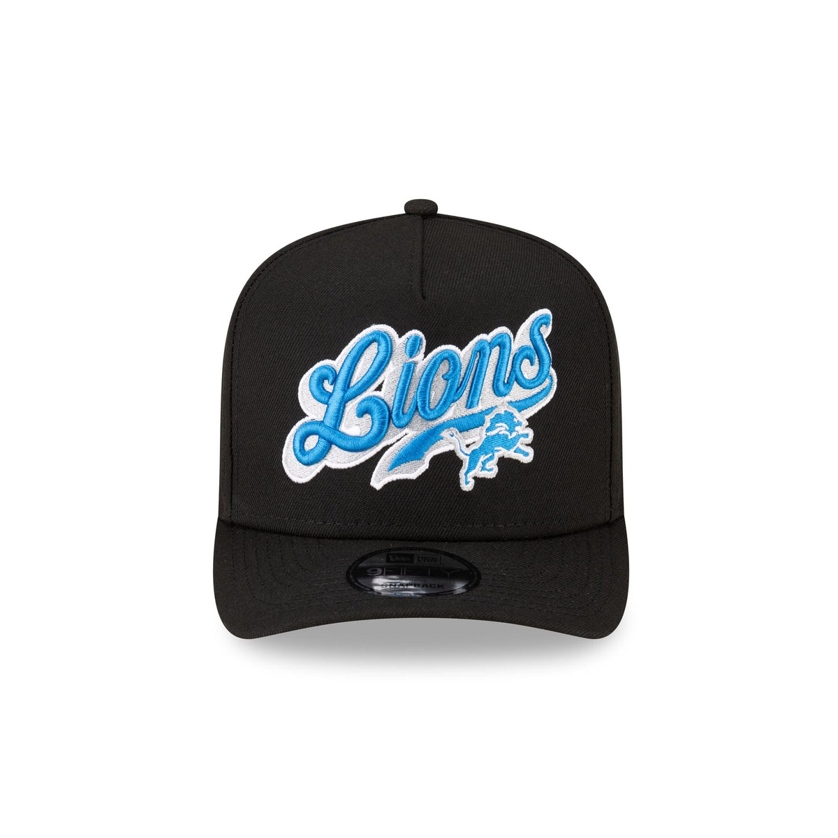 Born x Raised x Detroit Lions Script Black 9FIFTY A-Frame Snapback Hat
