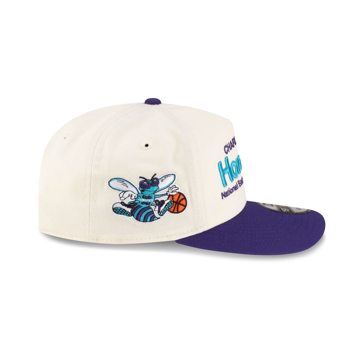 Charlotte Hornets 1988-2002 Hardwood Classics Sign Stack Chrome White 19TWENTY Adjustable Hat