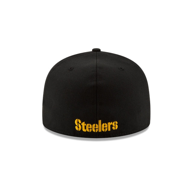 Pittsburgh Steelers Black 59FIFTY Fitted Hat