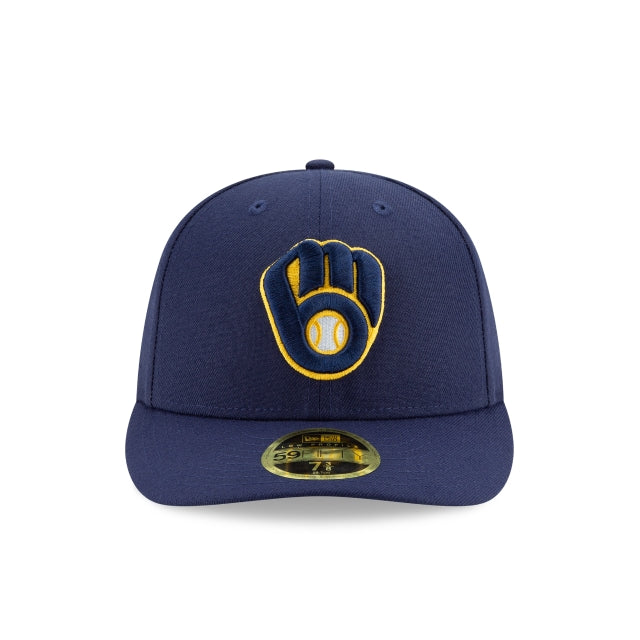 Milwaukee Brewers Authentic Collection Low Profile 59FIFTY Fitted Hat